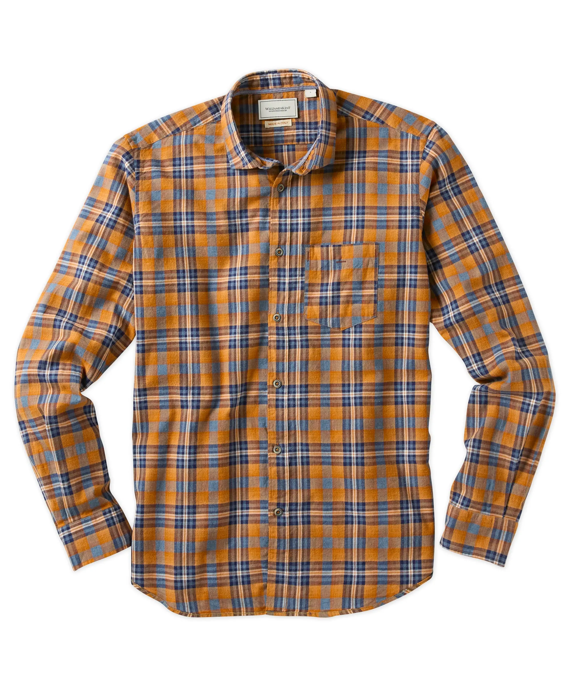 Plaid Brushed Twill Shirt