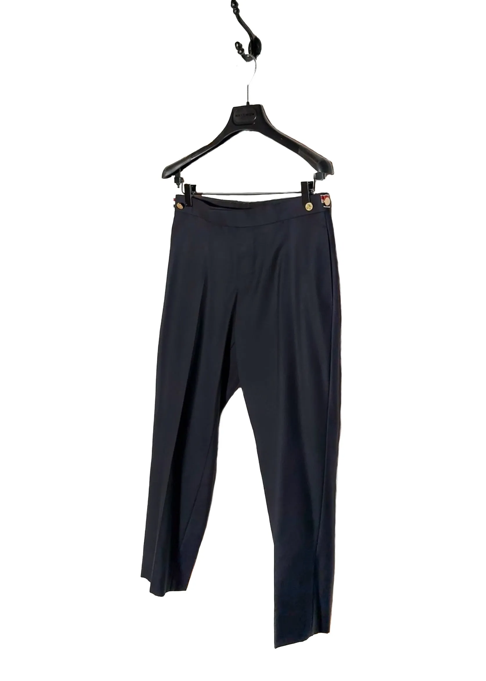 Thom Browne Navy Blue 4 Bands Anchor Buttons Wool Suit